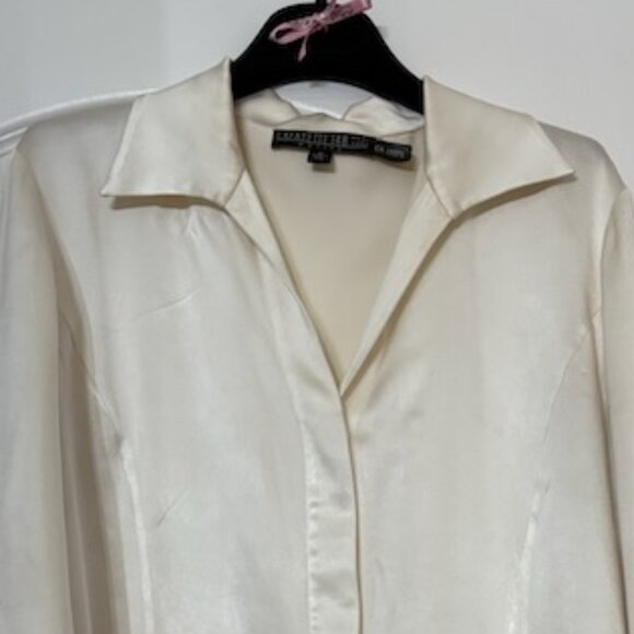 Satin Charmeuse Blouse - Picture 2 of 3